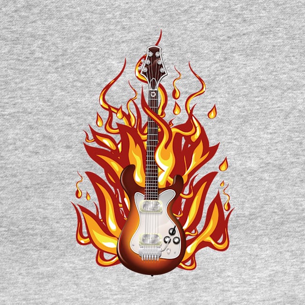 Fire Guitar by nickemporium1